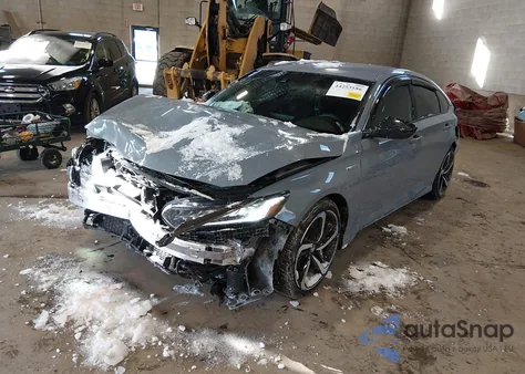 2022 Honda Accord Hybrid Sport z USA, uszkodzony, nr VIN 1HGCV3F22NA038079